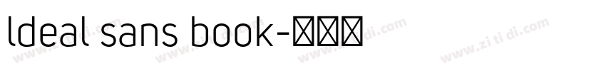 ldeal sans book字体转换